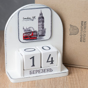 Вічний календар "London, UK", червоний автобус